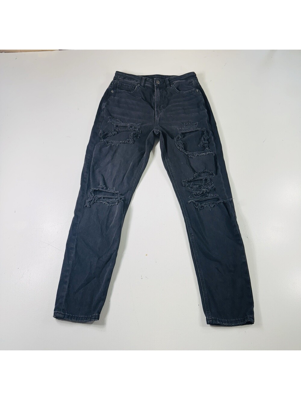 American Eagle Mom Jeans Black Womens Size 2